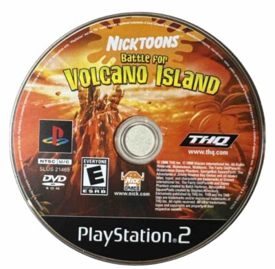 Nicktoons: Battle for Volcano Island - Sony PlayStation 2 - PS2 -  *Disc Only*