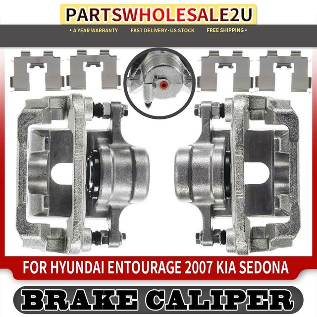 2x Brake Caliper w/ Bracket Rear Left & Right for Hyundai Entourage Kia