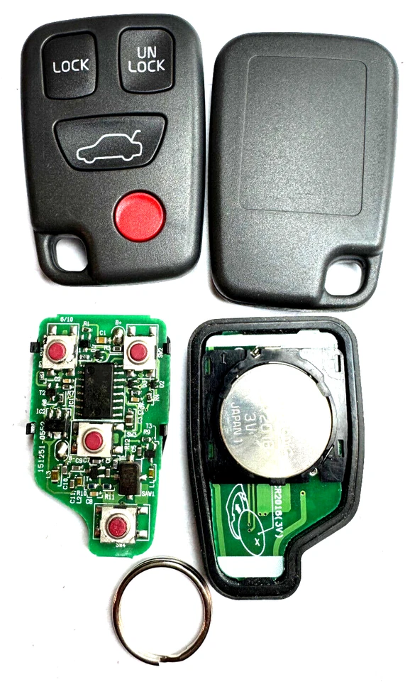 OEM VOLVO S70 V70 2000 2001 БЕСКЛЮЧЕВОЙ ВХОД ДИСТАНЦИОННЫЙ АВТОМОБИЛЬНЫЙ БРЕЛОК ПЕРЕДАТЧИК УПРАВЛЕНИЯ - Изображение 4 из 4
