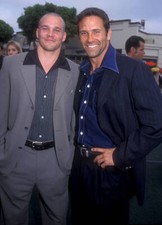 Dylan Bruno and Chris Bruno during 