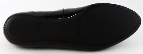 $248 AERIN ATRIA Black Patent Leather Cutout Designer Comfort Ballet Flats 5.5 - Picture 4 of 4