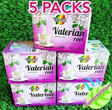 (5) Te de Valeriana ✅ Tea Valerian Infusion Herbs 125 bags By Therbal Free Shipp