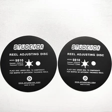 New ,2x Trident / NAB Adapter 98mm*1.0mm Spacer For Reel to Reel Tape Recorders