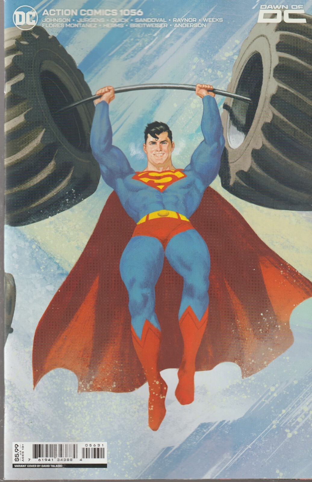DC COMICS ACTION COMICS #1056 AUGUST 2023 TALASKI 1ST PRINT NM