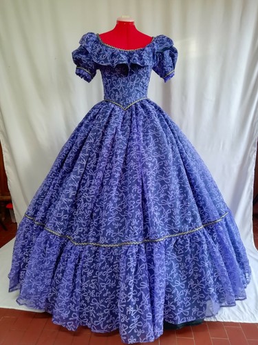 Abito storico metà 1800 donna: Dama 1860 | eBay