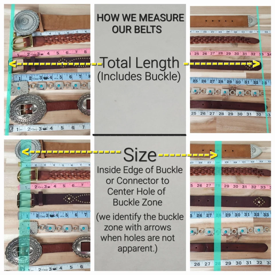 Cinto de couro genuíno marrom floral ANN TAYLOR tamanho L 36" feito na Itália - Imagem 3 de 4