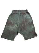 Little Moon Society Sweatshorts in Green Tie Dye