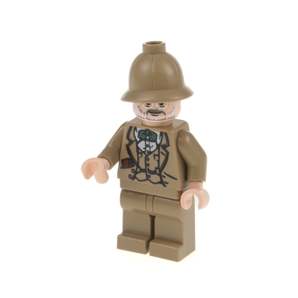 1xLego Minifigure Indiana Jones Professor Henry Sr. Tropical Helmet Beige iaj030