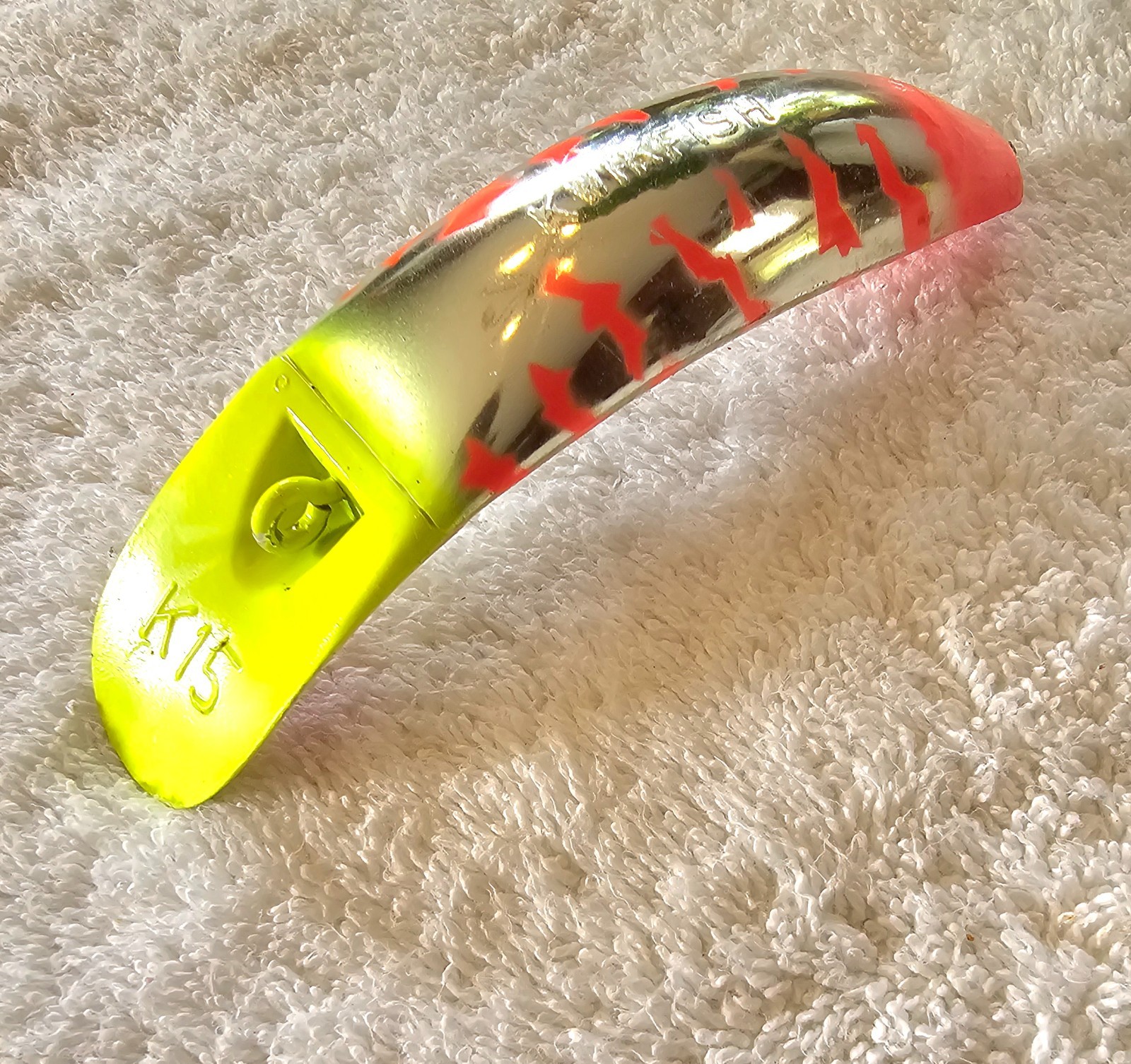 Beautiful K15 Ultra Rare Pre-Rapala Luhr Jensen Kwikfish Salmon