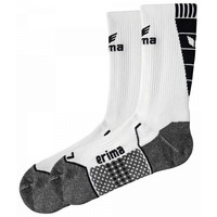 Erima Trainingssocken Kinder 318610, Weiß/Schwarz, GrößE 1, Sport Socken