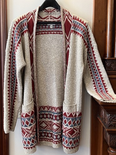 Lucky Brand Women's Open Front Cardigan Sweater - Size Medium