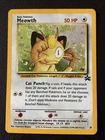 Meowth #10 Holo Black Star Promo Card Vintage WOTC Pokemon TCG MP