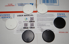 6 PACK Smart Air Tag GPS Tracking for Keys/ IOS  Android for "iSearching" App