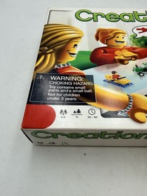 LEGO 3844 Creationary Game COMPLETE 2010 Building Challenges Cards Retired VGC