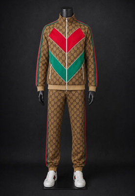 Rare Authentic Gucci GG Monogram Employee Tracksuit  Uniform Not For Sale  Size