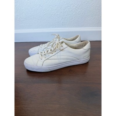 Madewell Sidewalk Low Sneakers White Leather W8 M6.5 Casual Minimalist Preppy