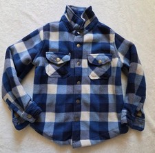 Boys Eddie Bauer Plaid Fleece Size 4/5