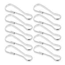 10 Pcs Metal Clips and Fasteners Fixing Buckle for Pet Hammock Garden Flag