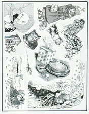 Unmounted Rubber Stamp Plate, Unmounted/Uncut Pink Rubber Stamps