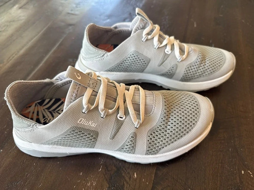 OluKai women’s 7 tennis shoes with slide in heel option