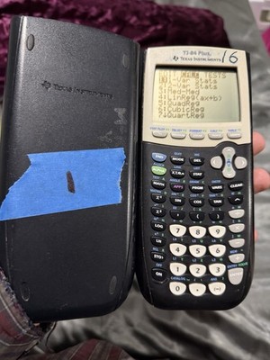 Texas Instruments TI-84 Plus Graphing Calculator Tested Working