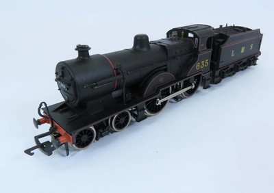 Spur O Mainline 635 LMS Tender-Dampflok schwarz 4-4-0 (Styroporwanne ohne Karton