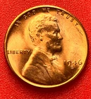 1946-S Lincoln Wheat Cent Penny GEM RED BU From an Original Bank Roll