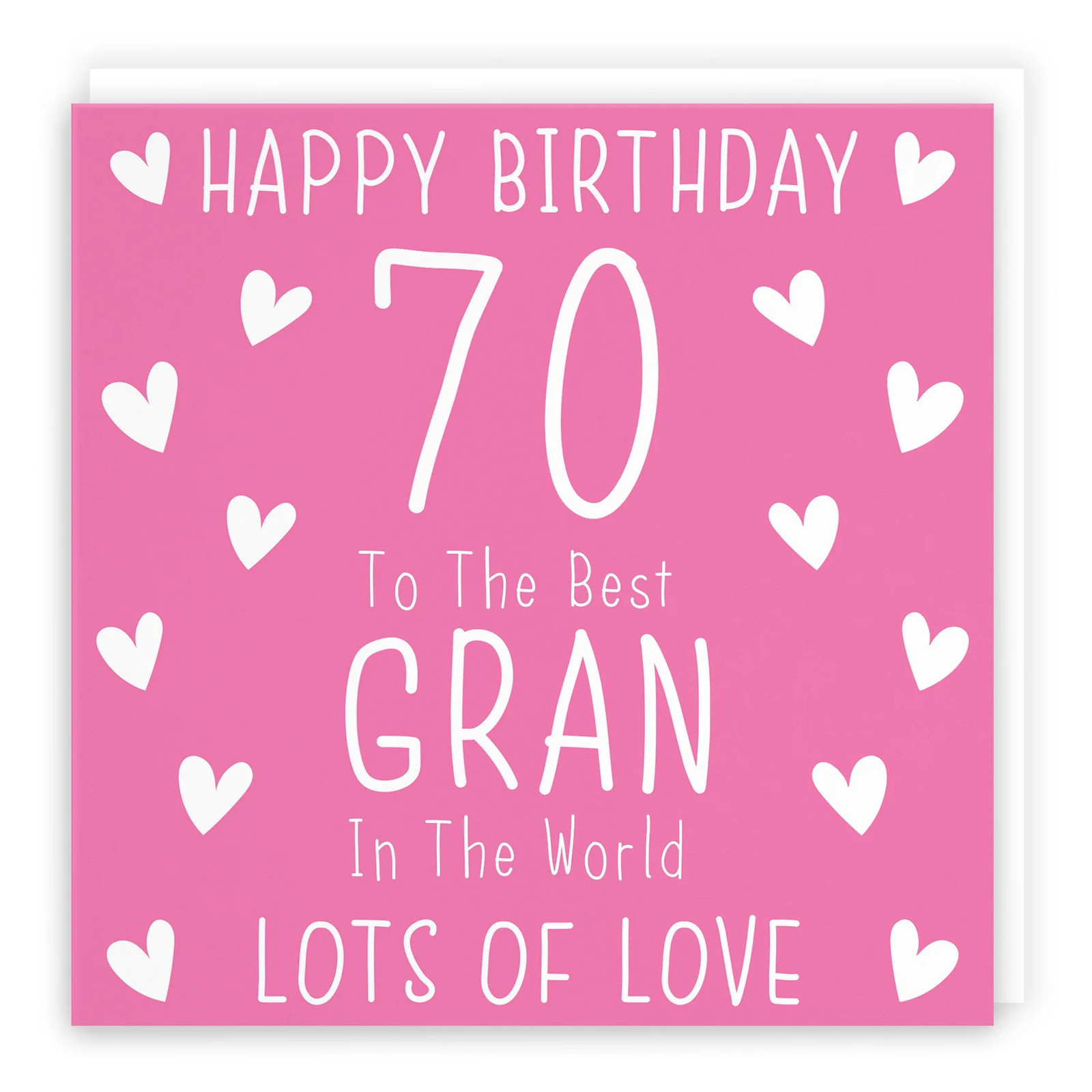 70th Gran Birthday Card Iconic