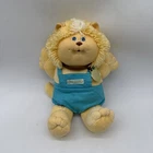 Vintage Cabbage Patch Dids Koosas Yellow Lion Doll Blue Eyes 1983
