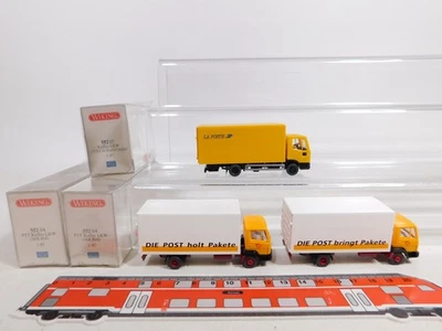 3X H0 1:87 552 LKW Post: MB PTT + Iveco La Poste S.G./Mint + Box #CZ243-0,5 - Photo 1/4
