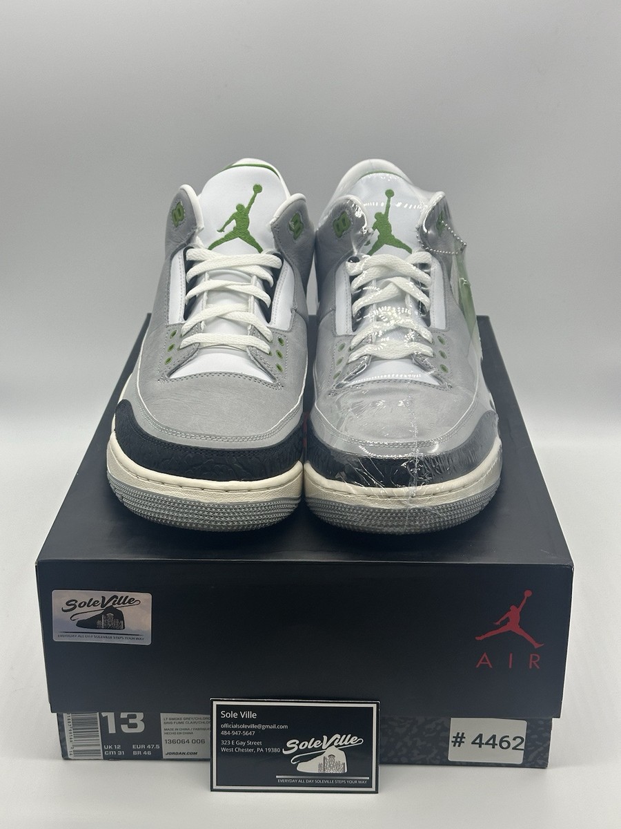 Size 13 - Air Jordan 3 Retro Chlorophyll for sale online | eBay