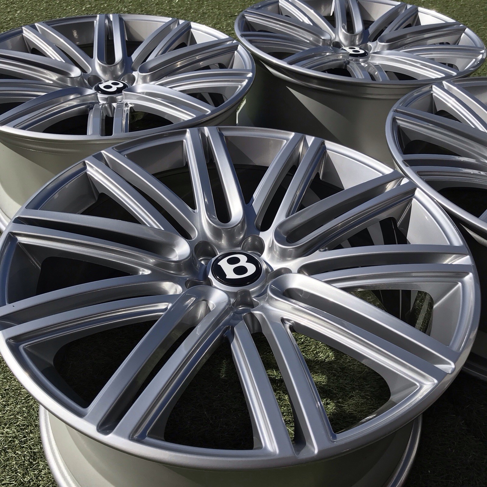 21 BENTLEY CONTINENTAL RIMS OEM FORGED 3W0601025DN GT  FACTORY WHEELS GTC SPEED