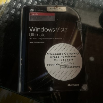 MS Windows Vista Ultimate Upgrade 32 & 64 Bit Genuine Retail Version 2-Discs