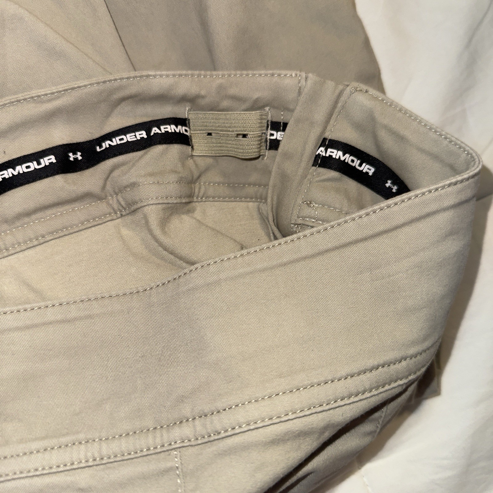 Under Armour Khaki Skirt Skort Girls Juniors size 14 plus Pleated Active Tan thumbnail 8