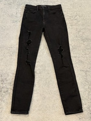 Abercrombie & Fitch Jeans Womens 26/2R Black Simone High Rise Super Skinny