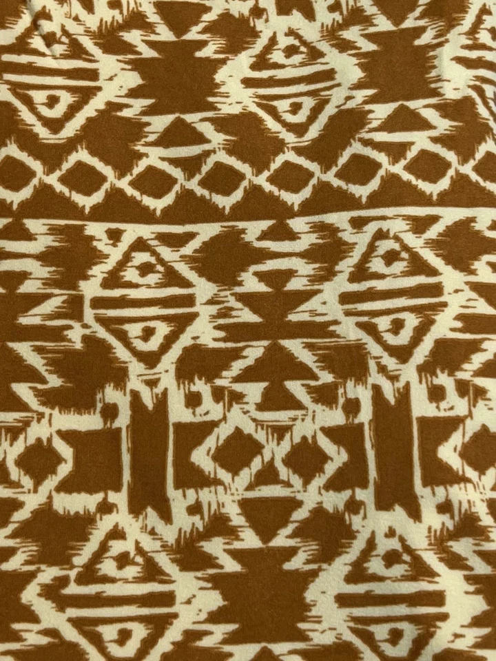 Leggings LuLaRoe OS Talla Única OTOÑO Otoño MARRÓN Suroeste AZTEC Rayas Tejido Suave Foto 3 de 4