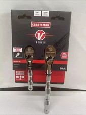 Craftsman V-series 2 Piece Ratchet Set 14 38 Drive Cmmt86501v