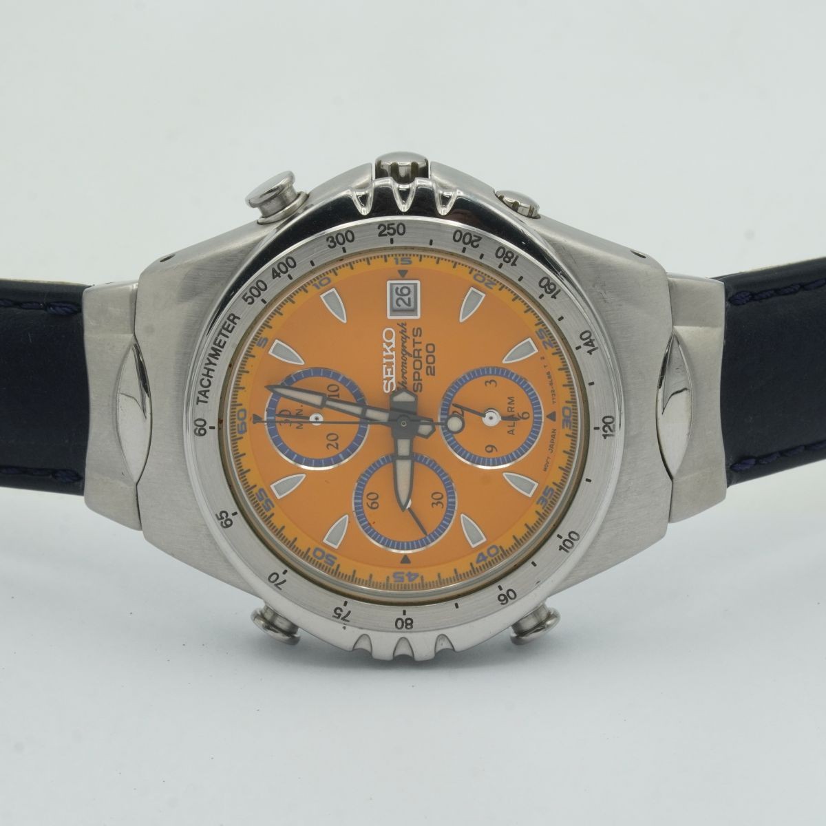 Seiko SPORTS 200 Quartz Giugiaro Men's Watch 39MM Vintage Pretty 7T32-6H60 S093 image 6