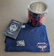 Metallica Fan Can Copenhagen 2009 DVD Set New Sealed With Keychain & 2XL T-shirt