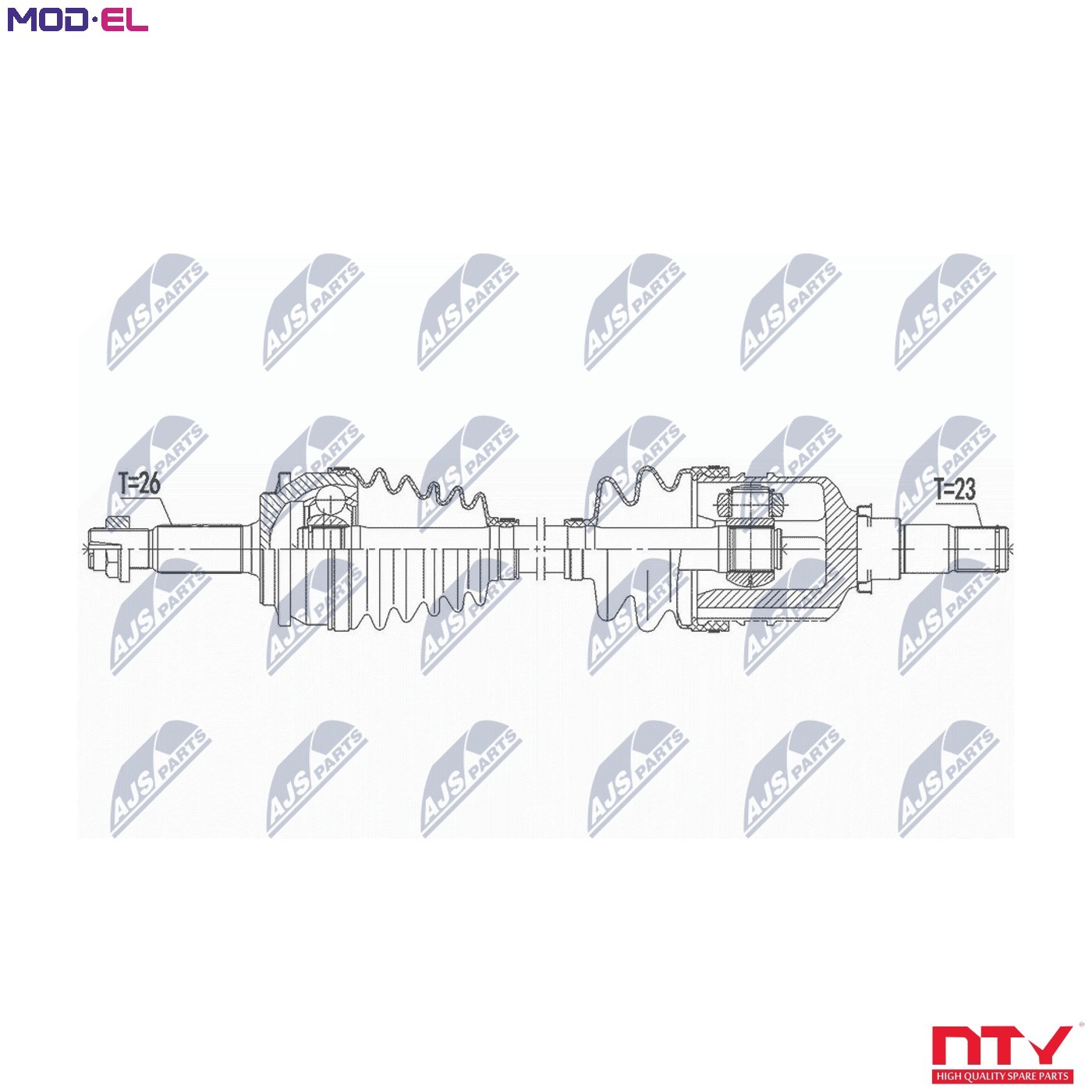 Driveshaft Compatible With Toyota Auris/Corolla 1.33, 1.4, 1.6 06-12 / Left / OE - Image 4