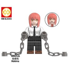 2 inch Custom Chainsaw Man, Makima Minifigure, New/Mint