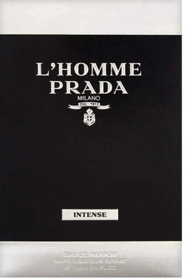 PRADA L'HOMME INTENSE EAU DE PARFUM SPRAY FOR MEN 3.3 Oz / 100 ml