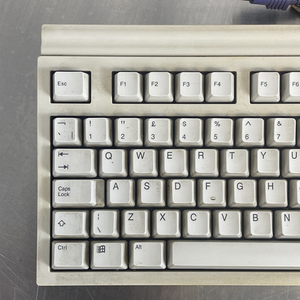 Packard Bell SK-2100W Mechanical Vintage PS/2 Computer Keyboard 1990s ...