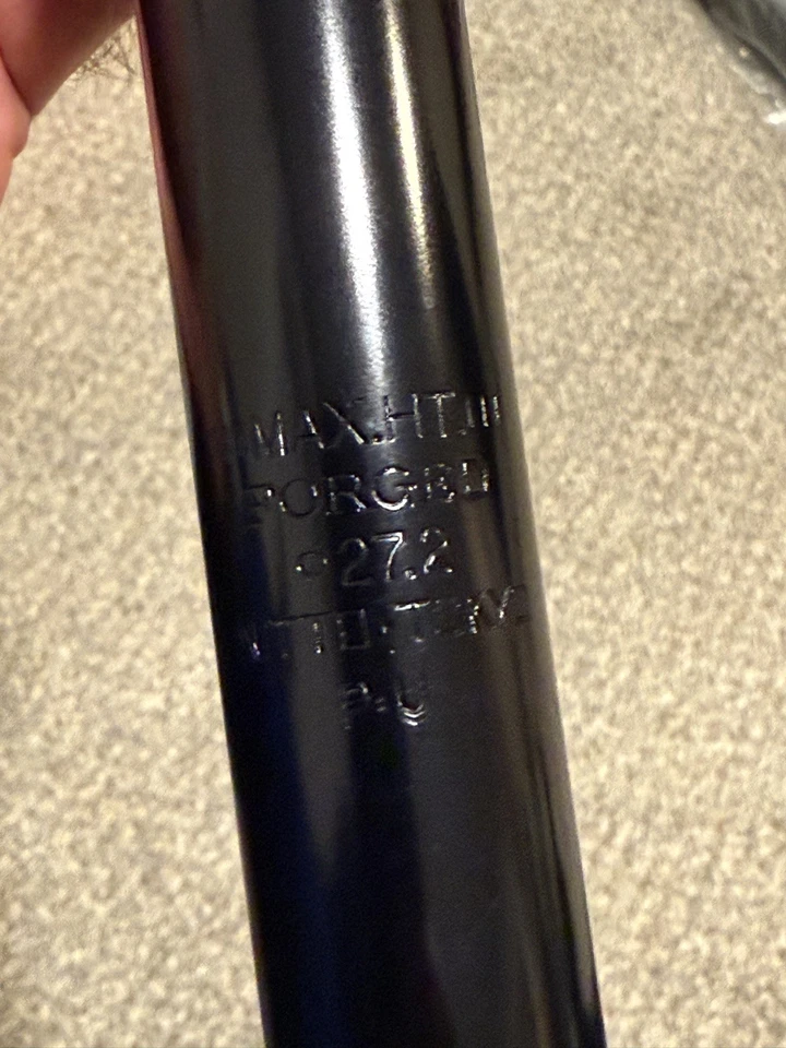 Nitto S65 Layback Alloy Seatpost  | 27.2mm Clamp | 250mm Length | Black - Image 4 of 4