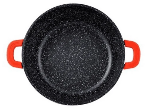 Olla - Bergner BG-30115-BK, 24 x 10.5 cm, Aluminio fundido, Tapa, 10 l, Negro - Imagen 2 de 5