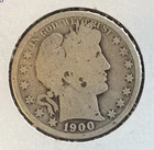 1900-O Barber Half Dollar AG/G – 90% Silver – Historic U.S. Coin - New Orleans ￼