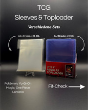 Pokémon Karten Sleeves,  Toploader 3x4, TTB ...
