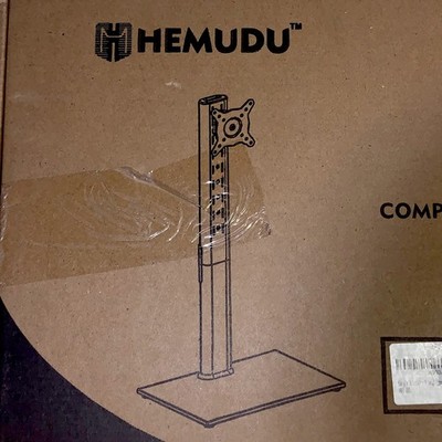 Hemudu - Dual Monitor Stand Black - HT05B-002