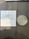 2021 ATB Tuskegee Airmen National Historic Site 5 oz Silver Coin With COA & Box