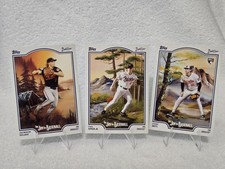 2025 Topps X Bob Ross Joy of Baseball Orioles Lot (3) Holliday/Coby Mayo/Ripken